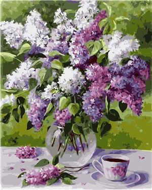 

Картина по номерам VA-0321 "Весняний бузок", розміром 40х50 см (VA-0321)