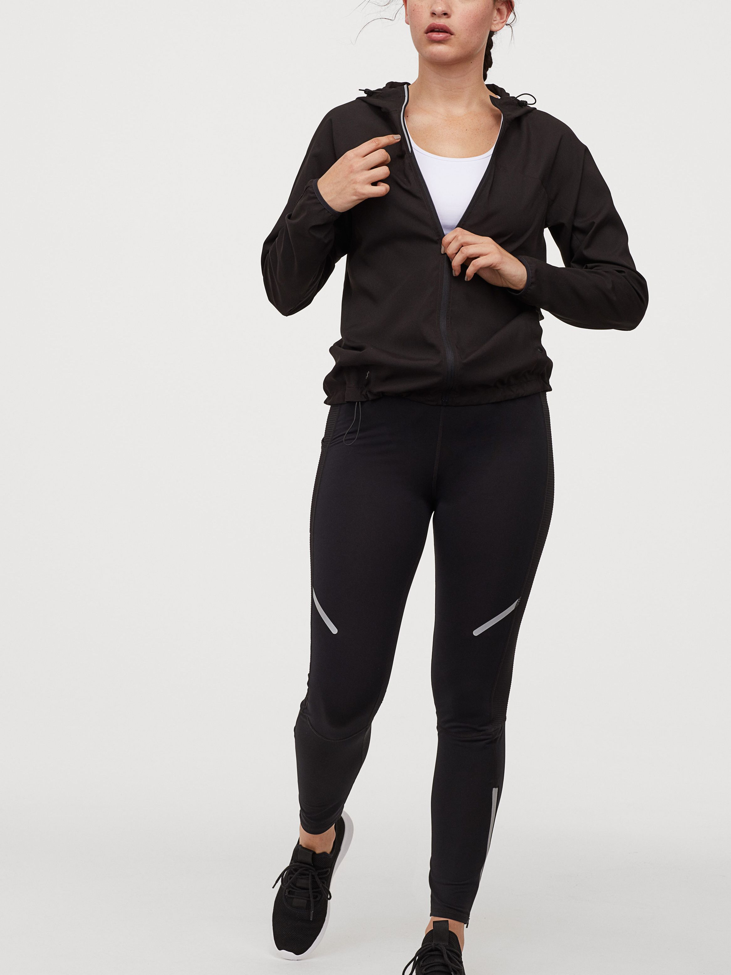 

Спортивные леггинсы H&M Sport 0824928-1 S Черные