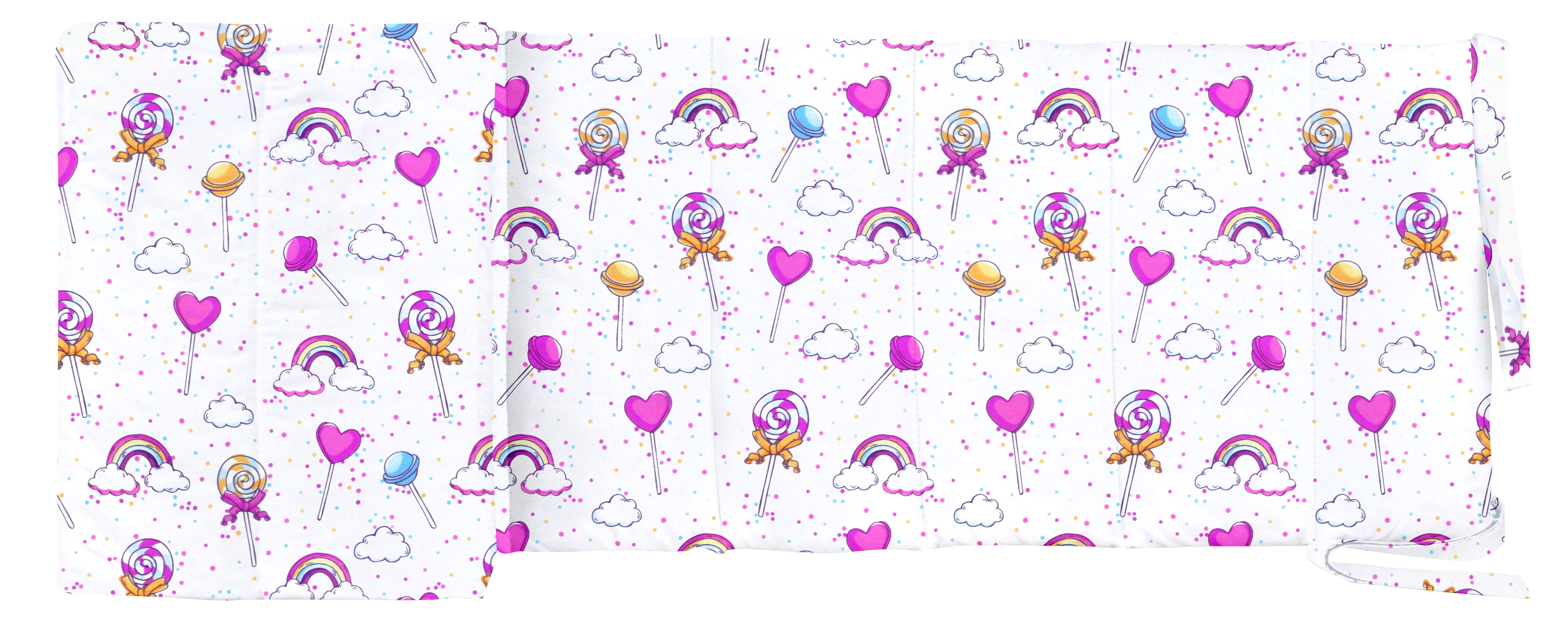 

Бортики в детскую кроватку Cosas WeltBed Lollipops Rainbow 30х180
