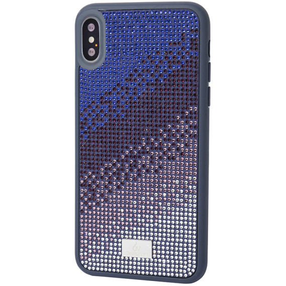 

Чехол со стразами Bling World Rainbown Design для Apple iPhone X / XS (5.8") (Синий)