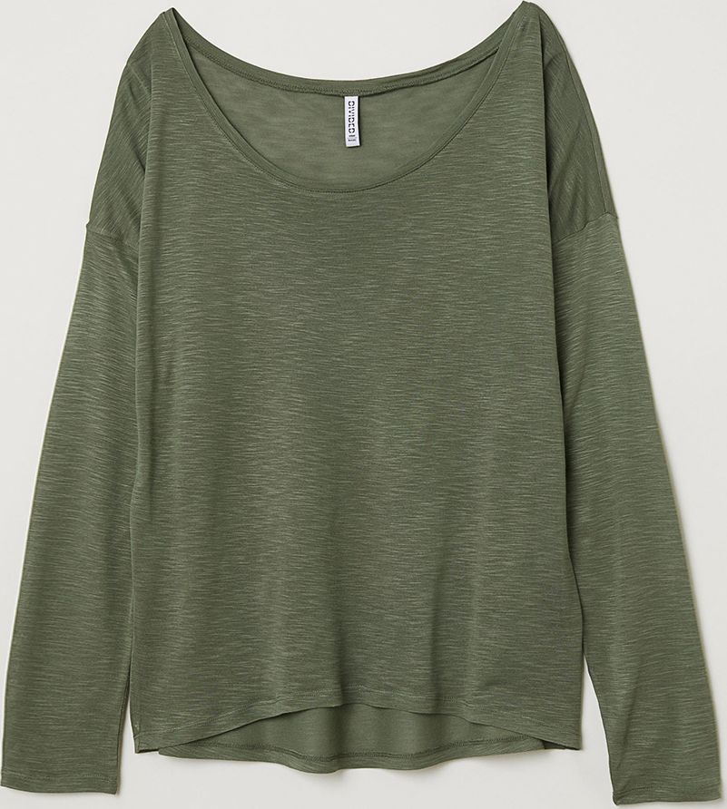 

Лонгслив H&M 0348870 XXS Темно-серый