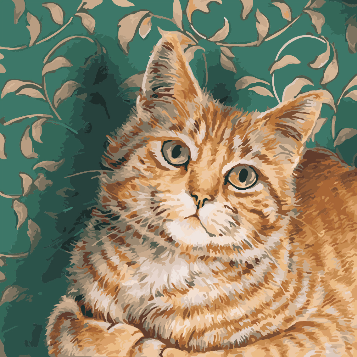

Картина по номерам ArtStory Рыжий кот, 40 х 40 см (AS0949) (Без коробки)