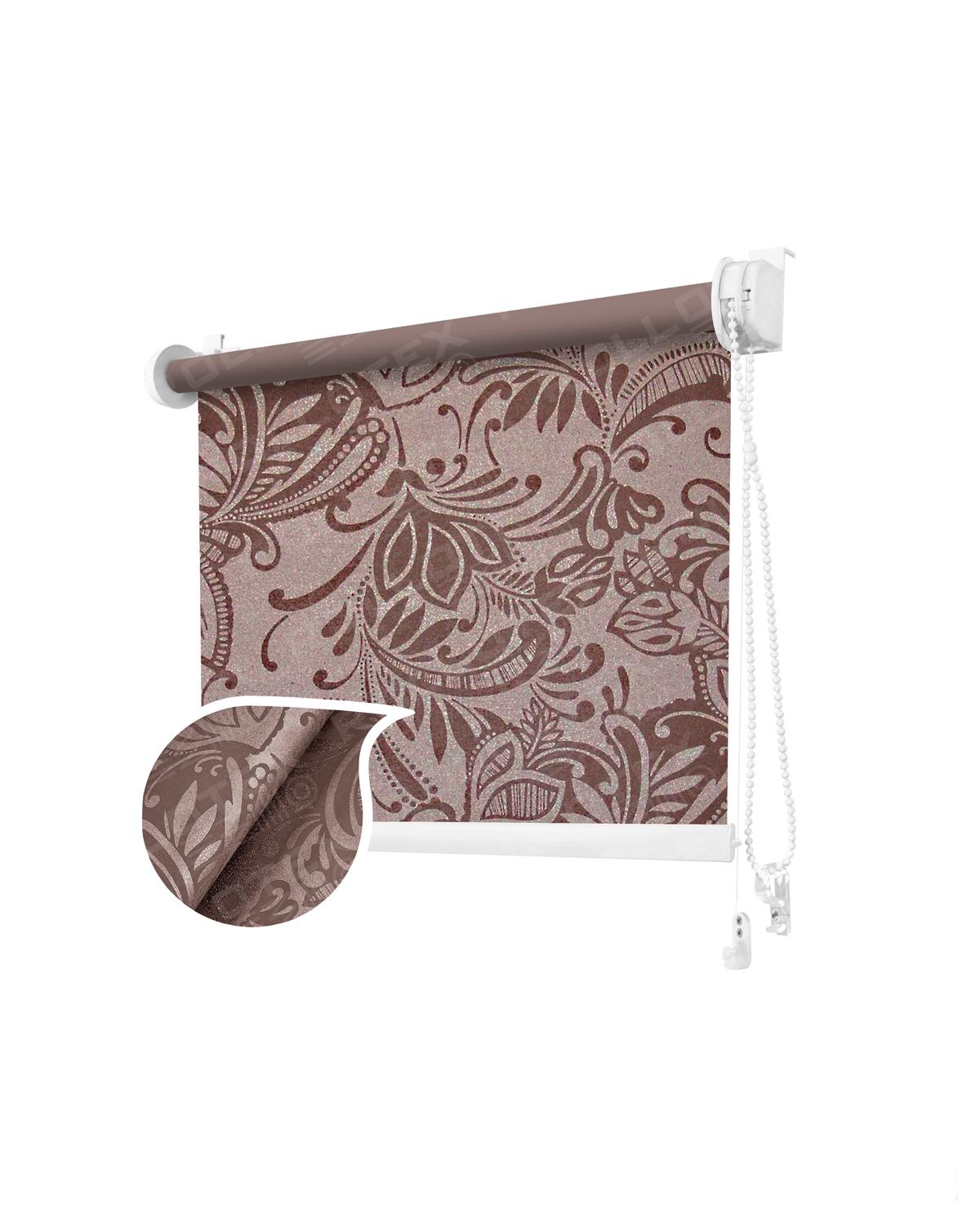 

Ролета тканевая ROLLOTEX Sofi Mini 51х150 см Brown
