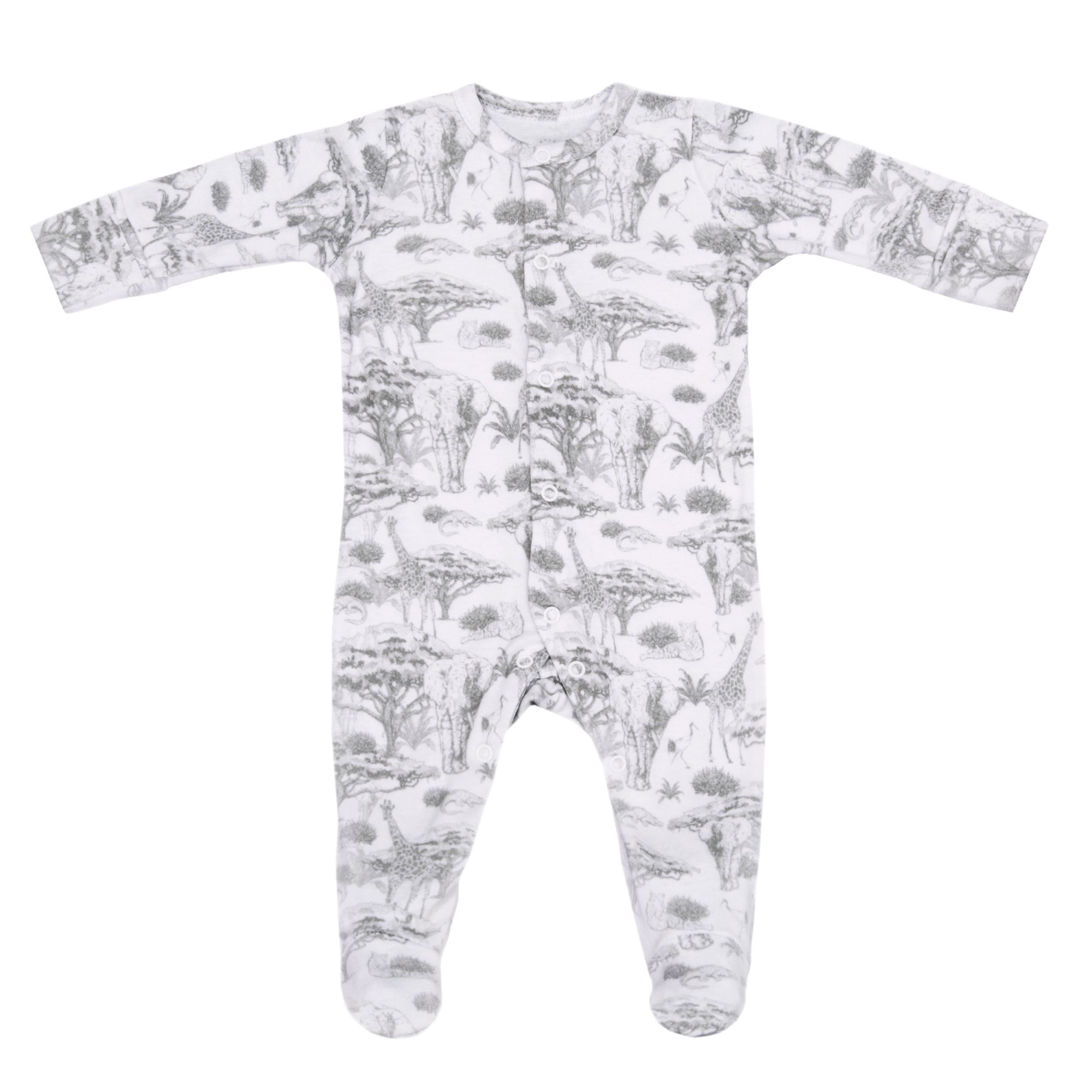 

Человечек Cotton Wonder Safari BS002 6-9 м Белый