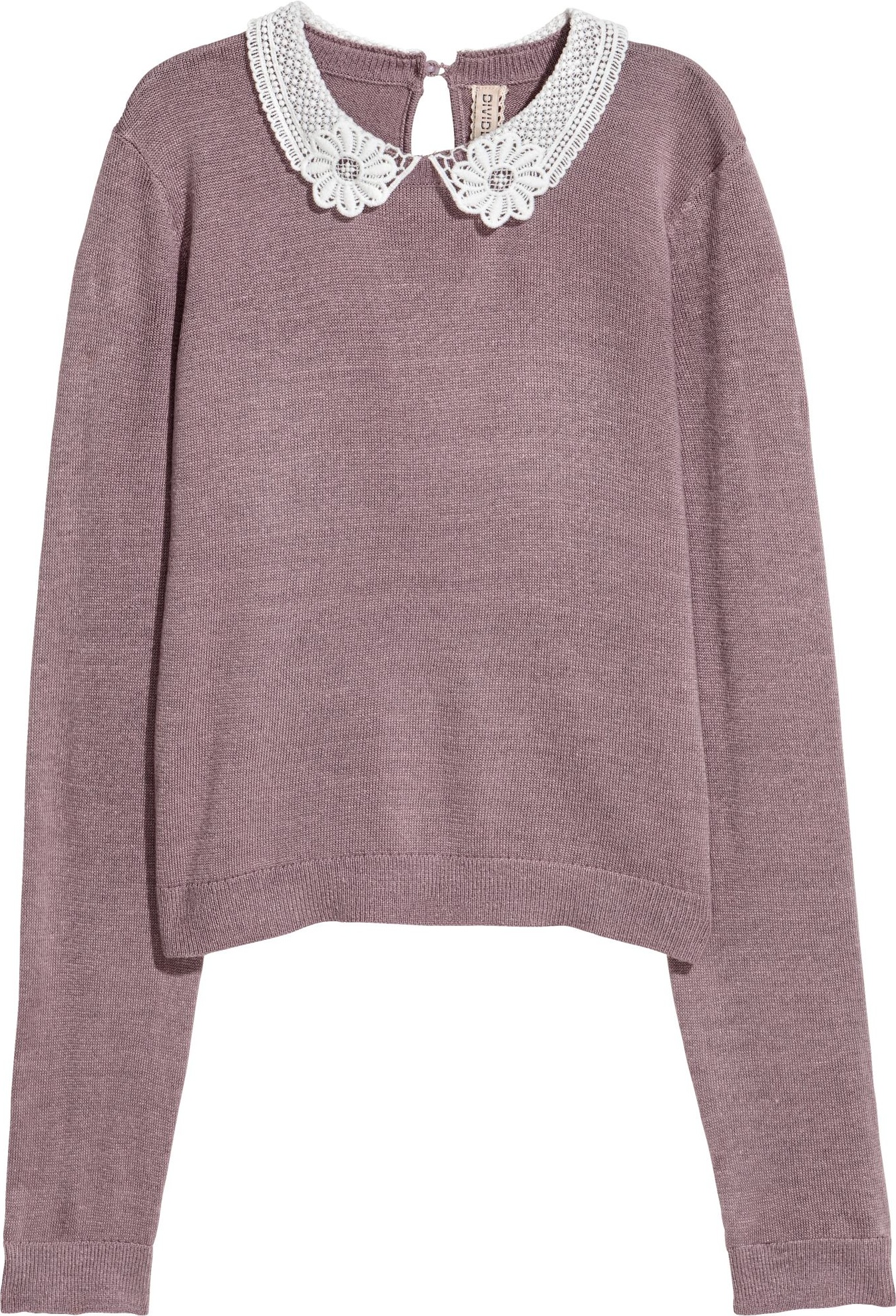 

Джемпер H&M 060463051 S Серый с фиолетовым