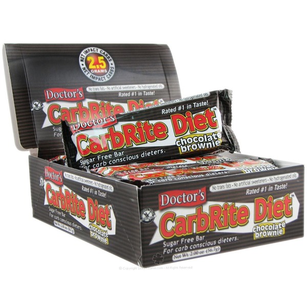 

Протеиновый батончик Universal Doctor's CarbRite Diet bar Sugar Free 12 шт по 57 г