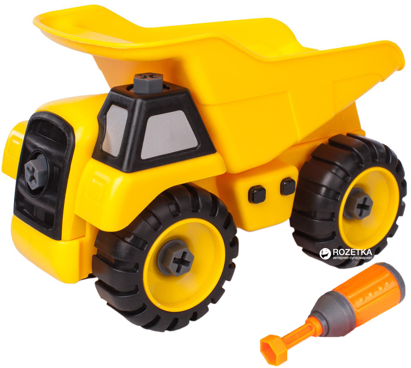 

Набор бетоновоз/самосвал Kaile Toys разборная модель с отверткой (KL716-1)