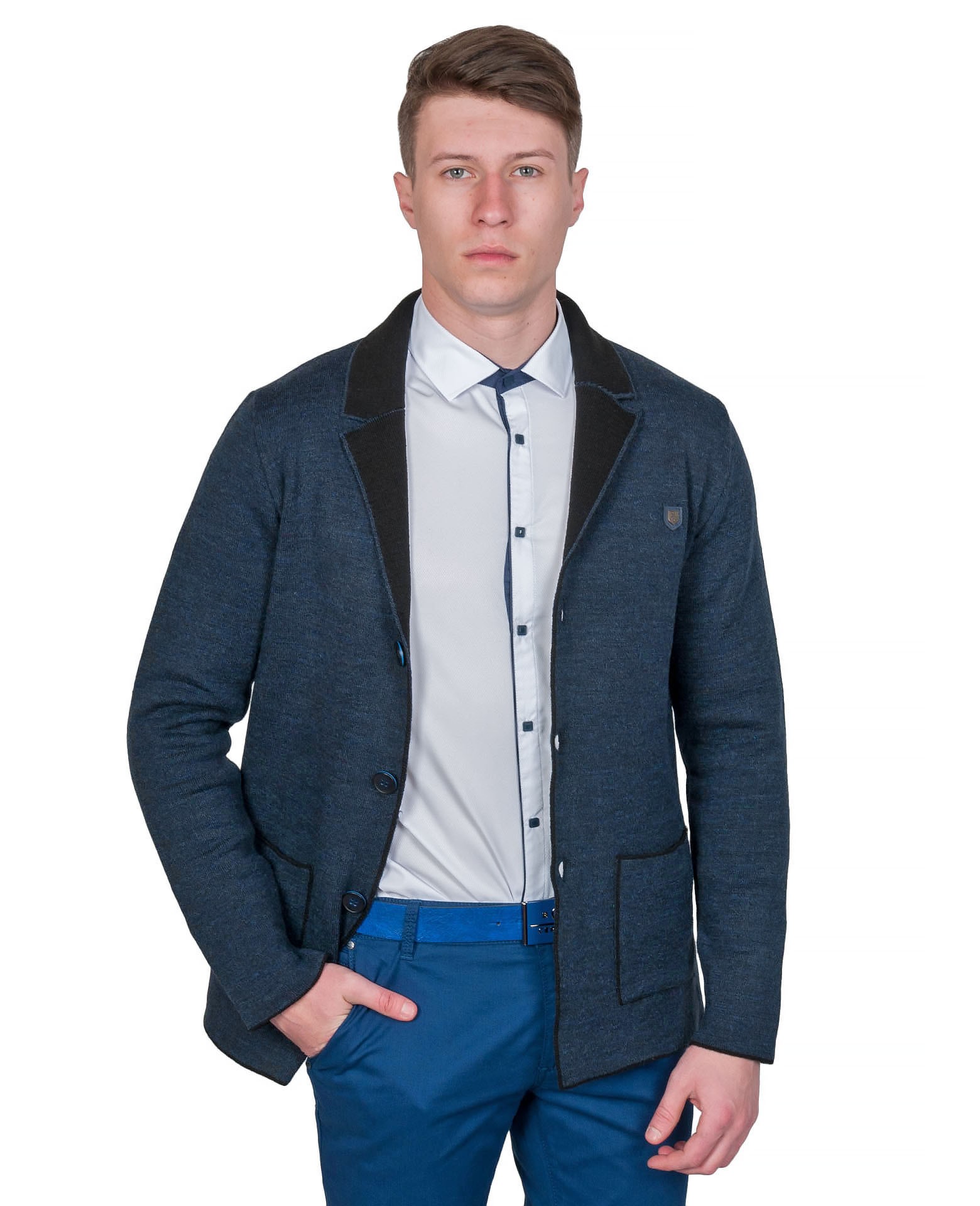 

Кардиган MCL 4XL синий 17545B