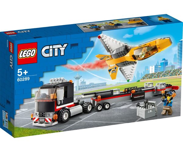 

Конструктор LEGO City Транспортировка самолёта на авиашоу (60289)