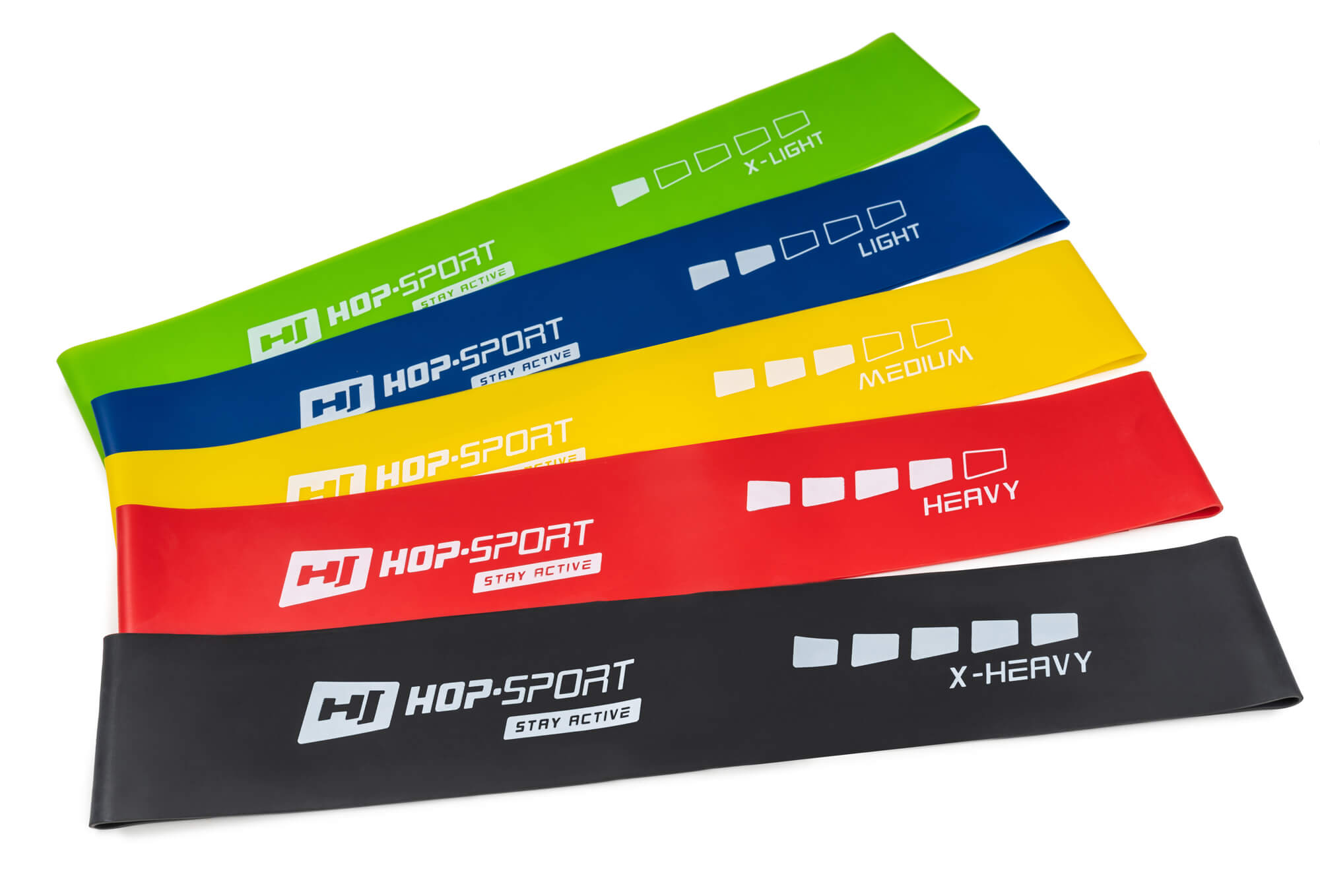 

Набор резинок для фитнеса Hop-Sport 600x50 мм (HS-L650RL)