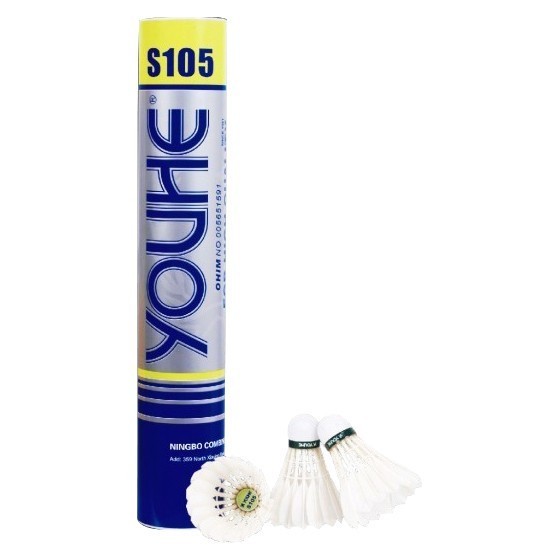 

Перьевые воланы для бадминтона Youhe S105 12 шт 3500922