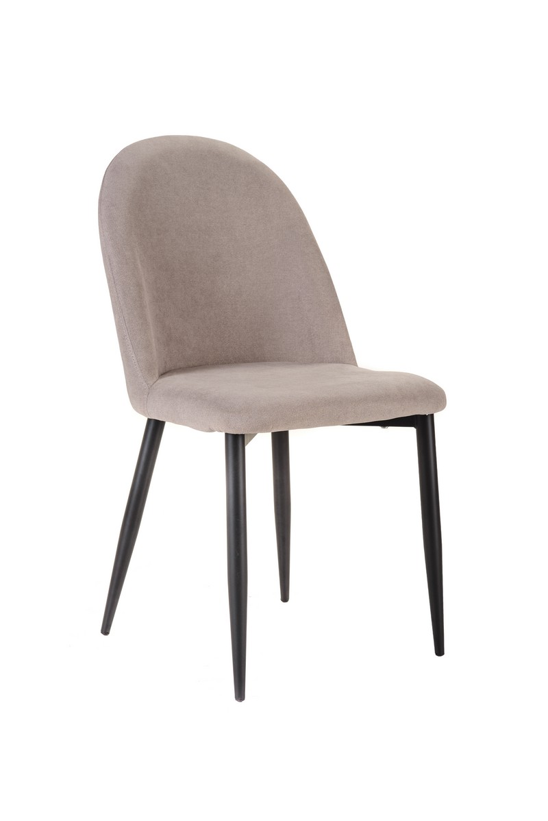 

Стул обеденный для кухни, кафе, бара металл крашеный / ткань M-16 Vetro Mebel Цвет Капучино