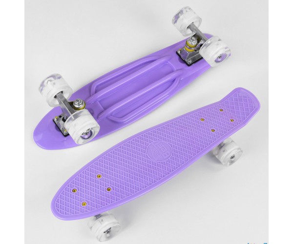 

Пенниборд Best Board (Penny Board) 6502 Фиолетовый со светящимися колесами