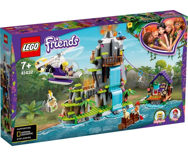 

Конструктор LEGO Friends Джунгли: спасение альпаки в горах (41432)