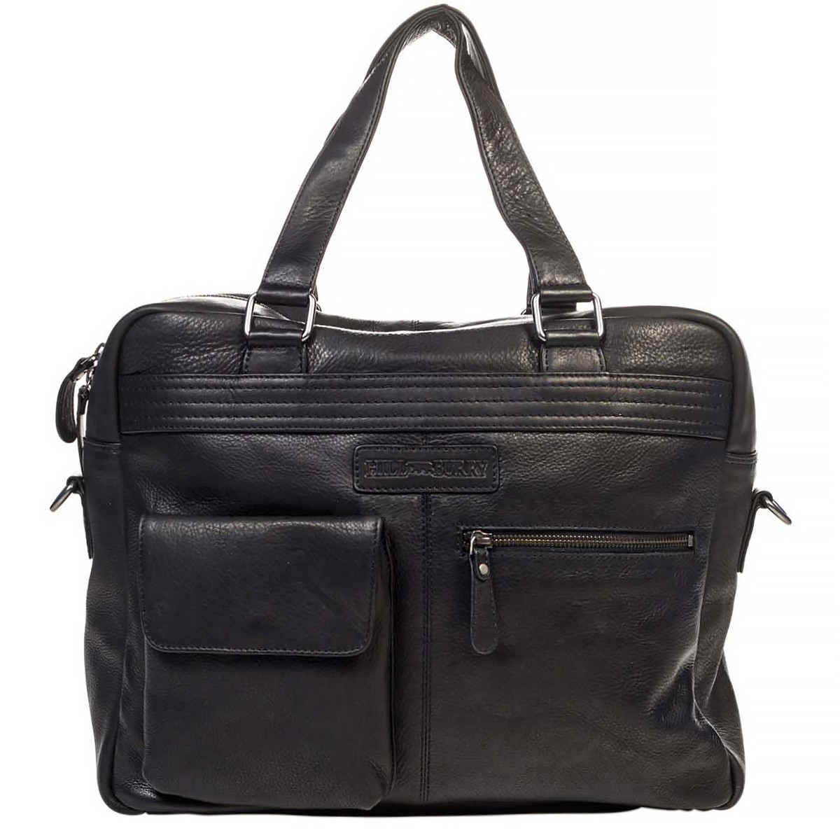 

Портфель мужской кожаный Hill Burry 3330_black черный