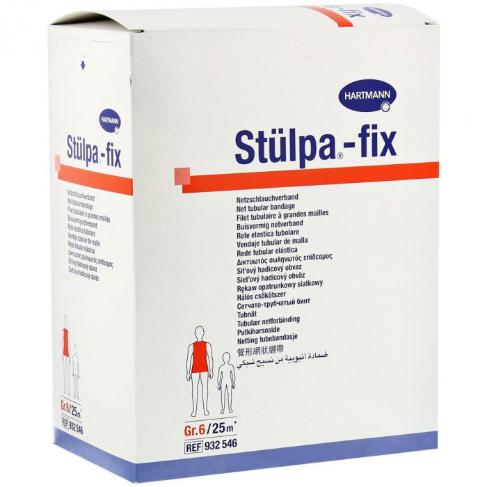 

Эластичный трубчато-сетчатый бинт для фиксации Stulpa-fix®, размер 6 - 25 м