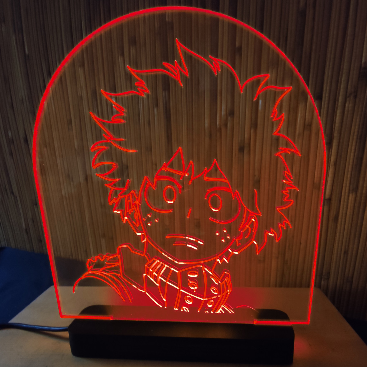 

Светильник-ночник Изуку Мидория (Izuku Midoriya) красный AVA-149