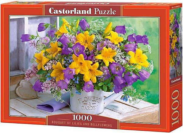 

Пазлы Букет лилий и колокольчиков 1000 элементов Castorland CASTORLAND (C-104642)