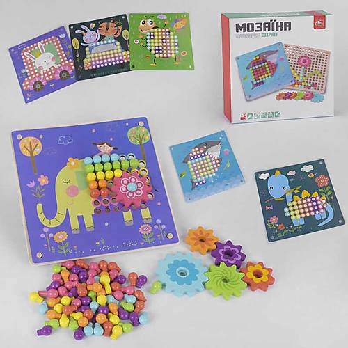 

Деревянная игра "Мозаика" 82 детали Fun Game (75402)