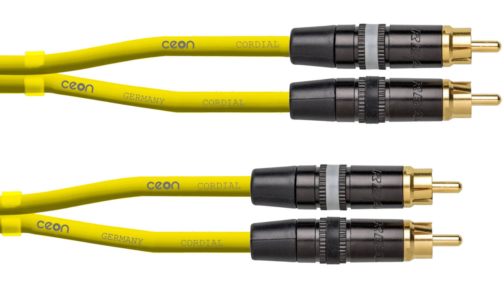 

Коммутационный аудио кабель 2xRCA—2xRCA 1.5м Cordial CEON DJ RCA 1,5 Y