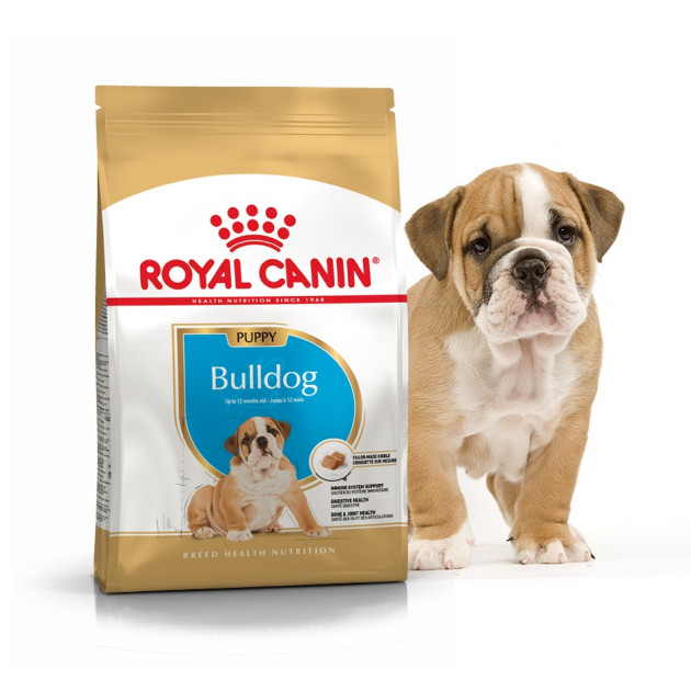 

Сухой корм для собак породы бульдог Royal Canin BULLDOG PUPPY для щенков до 12 мес. (12 кг)