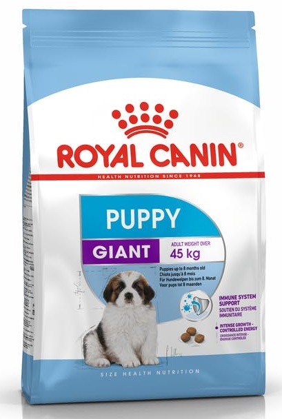 

Сухой корм для собак гигантских пород Royal Canin GIANT PUPPY для щенков до 8 мес. (15 кг)