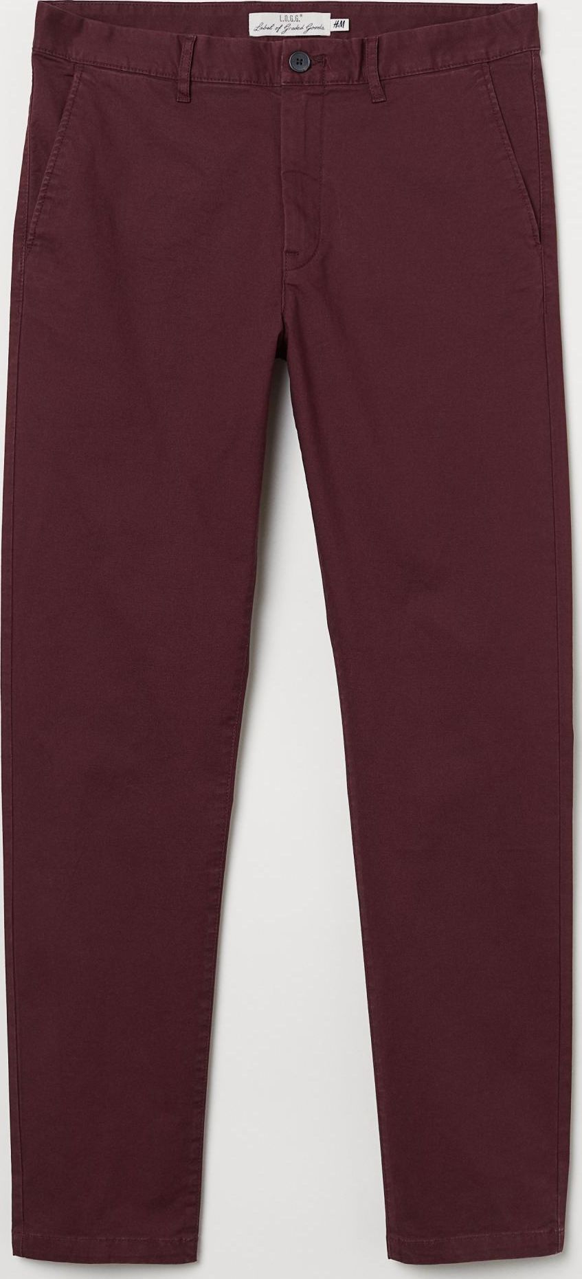 

Брюки H&M 4919128RP21 34 Бордовые