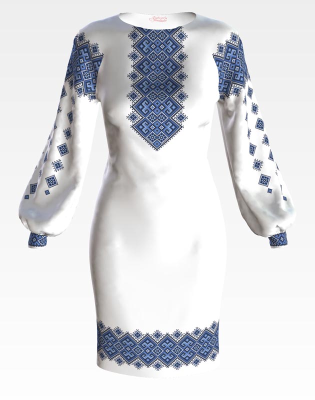 

Заготовка жіночої сукні – вишиванки для вишивки бісером і нитками Барвиста Вишиванка Берегиня (ПЛ107дБнннн)