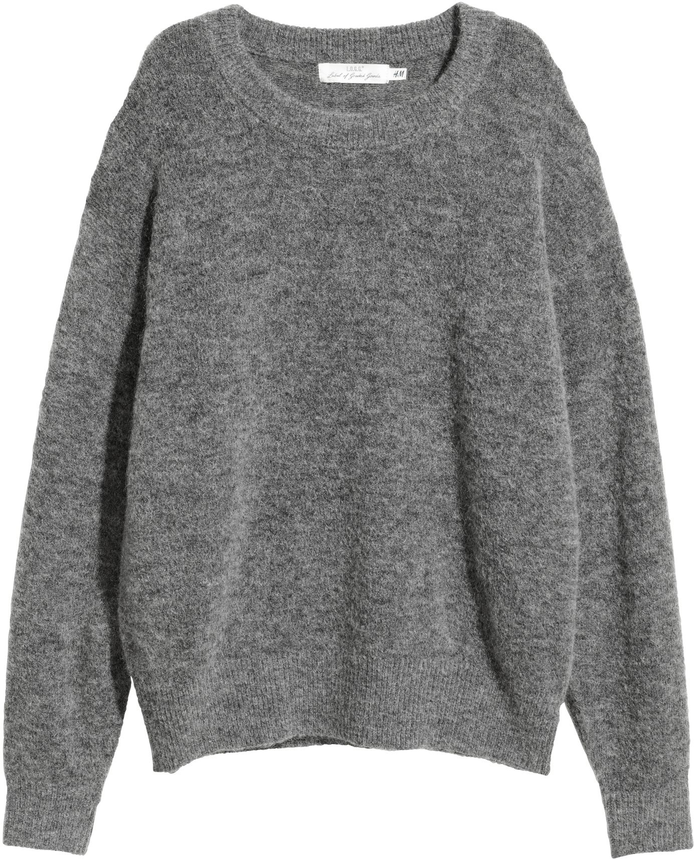 

Джемпер H&M 5612186RP21 S Серый меланж