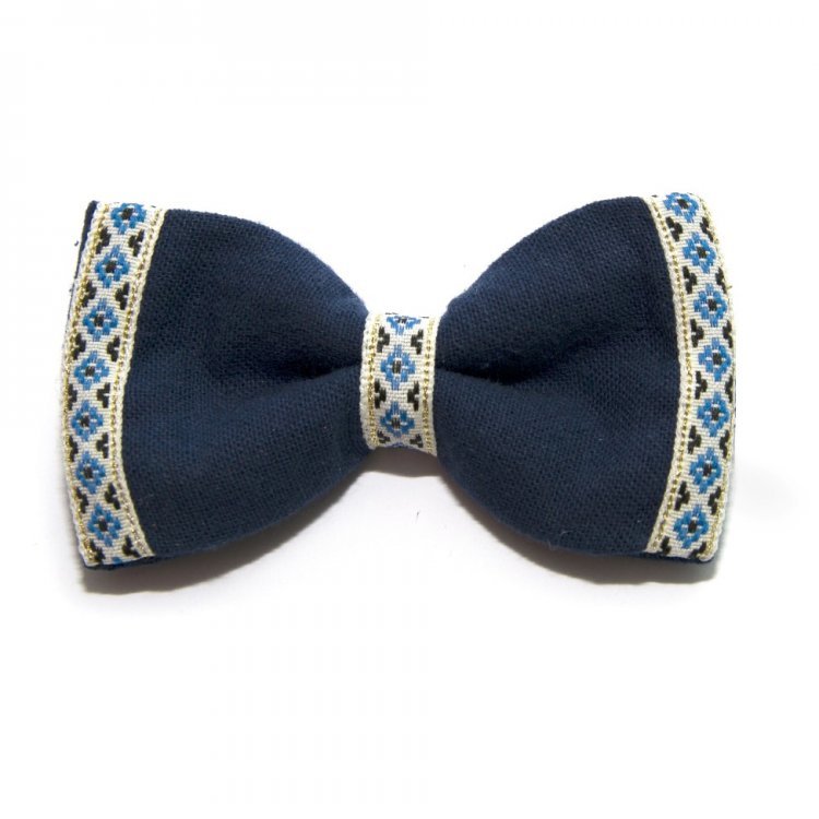 

Мужской галстук бабочка Gofin 5,5х10 см Синий 000064693