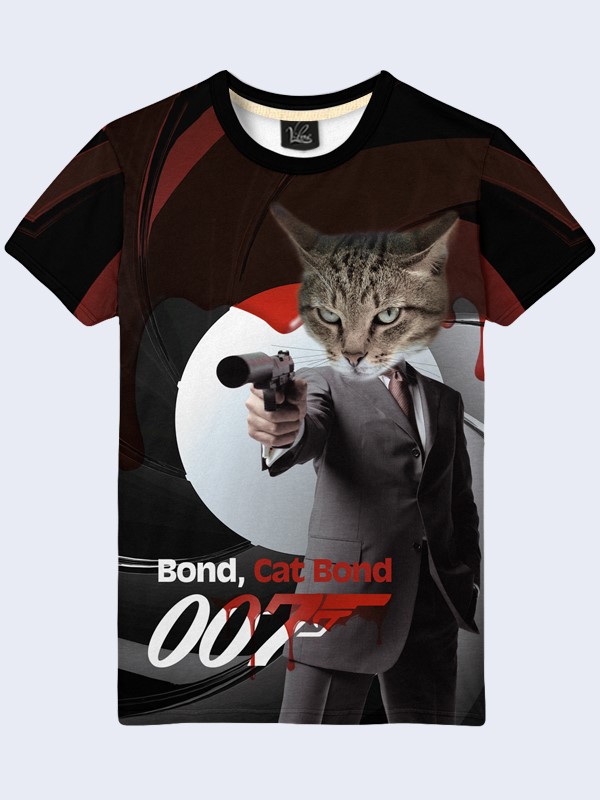 

Мужская футболка Cat Bond (1860) Vilno M Разноцветный 000054337