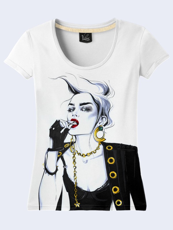 

Женская футболка Stylish girl (2422) Vilno XL (50) Разноцветный 000054960