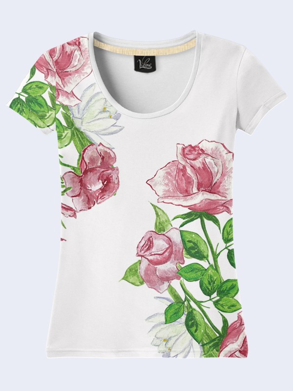 

Женская футболка Summer roses (2347) Vilno M (46) Разноцветный 000054040