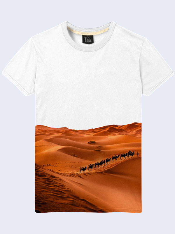 

Мужская футболка Caravan in the desert (1897) Vilno M Разноцветный 000054525