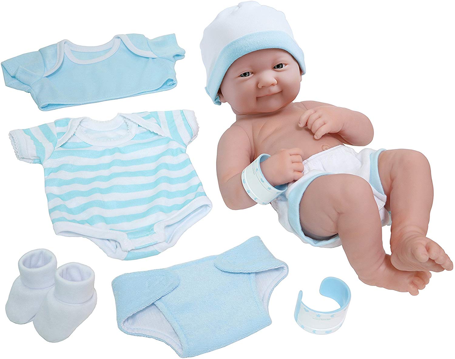 

Пупс с аксессуарами Ла Ньюборн мальчик La Newborn Smiling Boy Boutique by Berenguer JC Toys (18551) (043657185515)