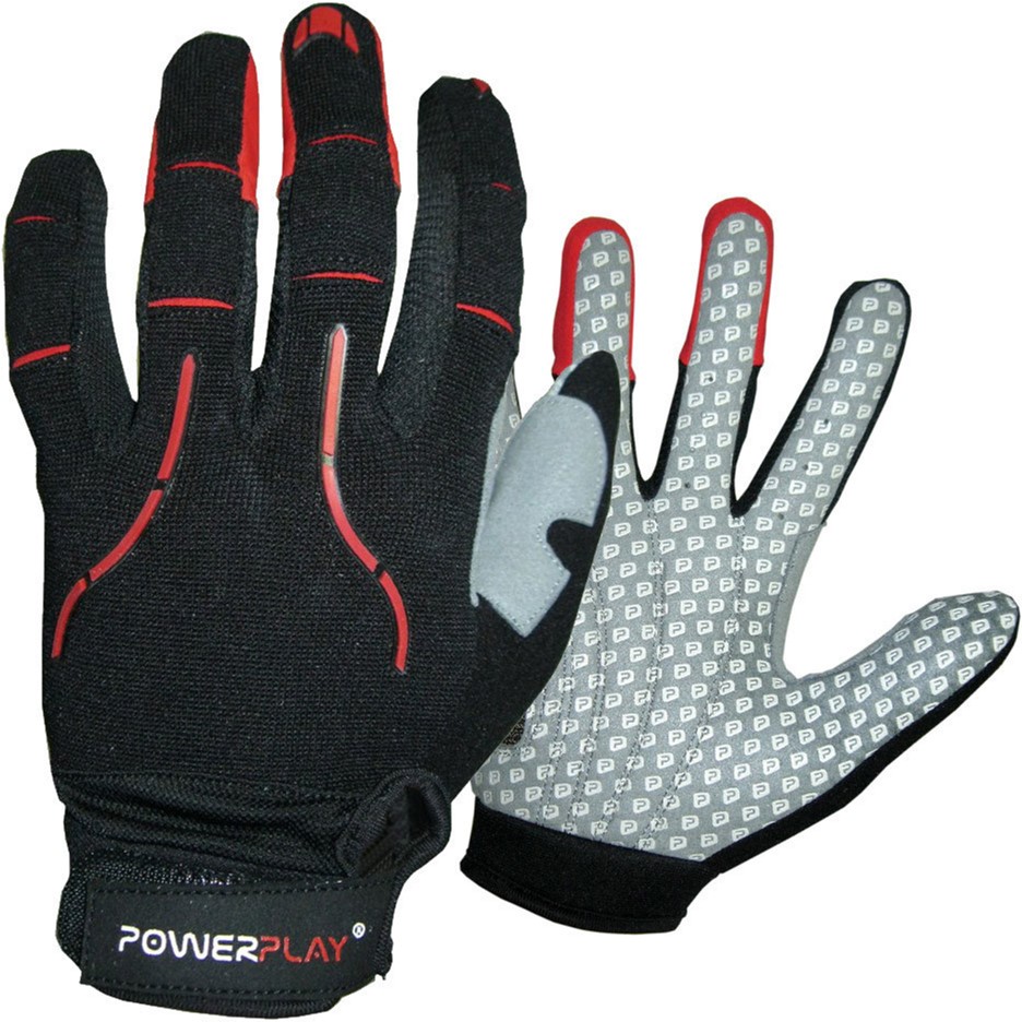 

Велоперчатки PowerPlay 6662 Black-Red L