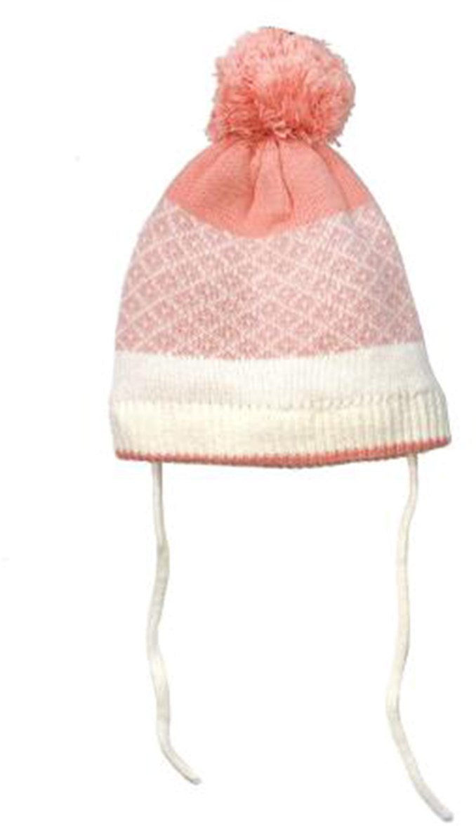 

Зимняя шапка с завязками H&M 434200 38 см Розовая