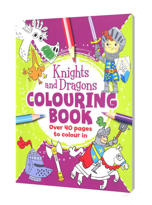 

Knights and Dragons Colouring Book