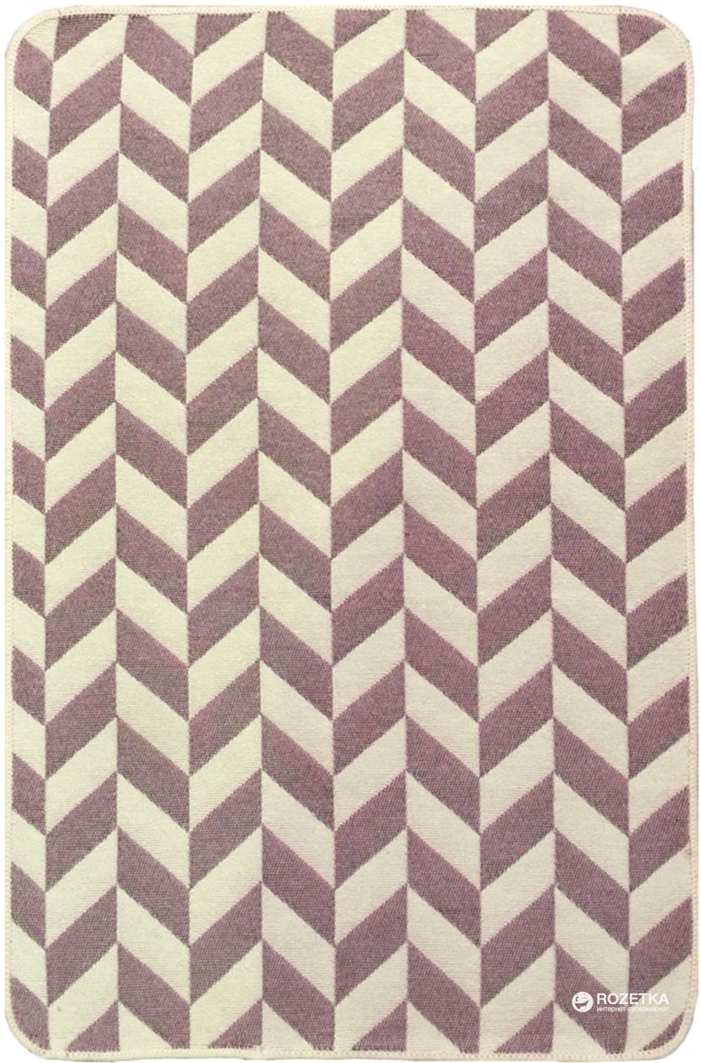 

Коврик в ванную комнату IzziHome Solo Krem Pembe Zigzag 60x90