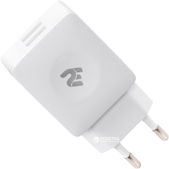 

Сетевое зарядное устройство 2E 2USB 2.1 A White (2E-WC4USB-W)
