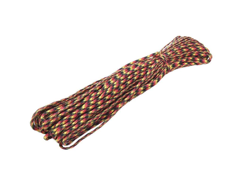 

Шнур Paracord Для Туризма И Выживания 31 Метр из паракорда Красный мультикам (1002-188-05)
