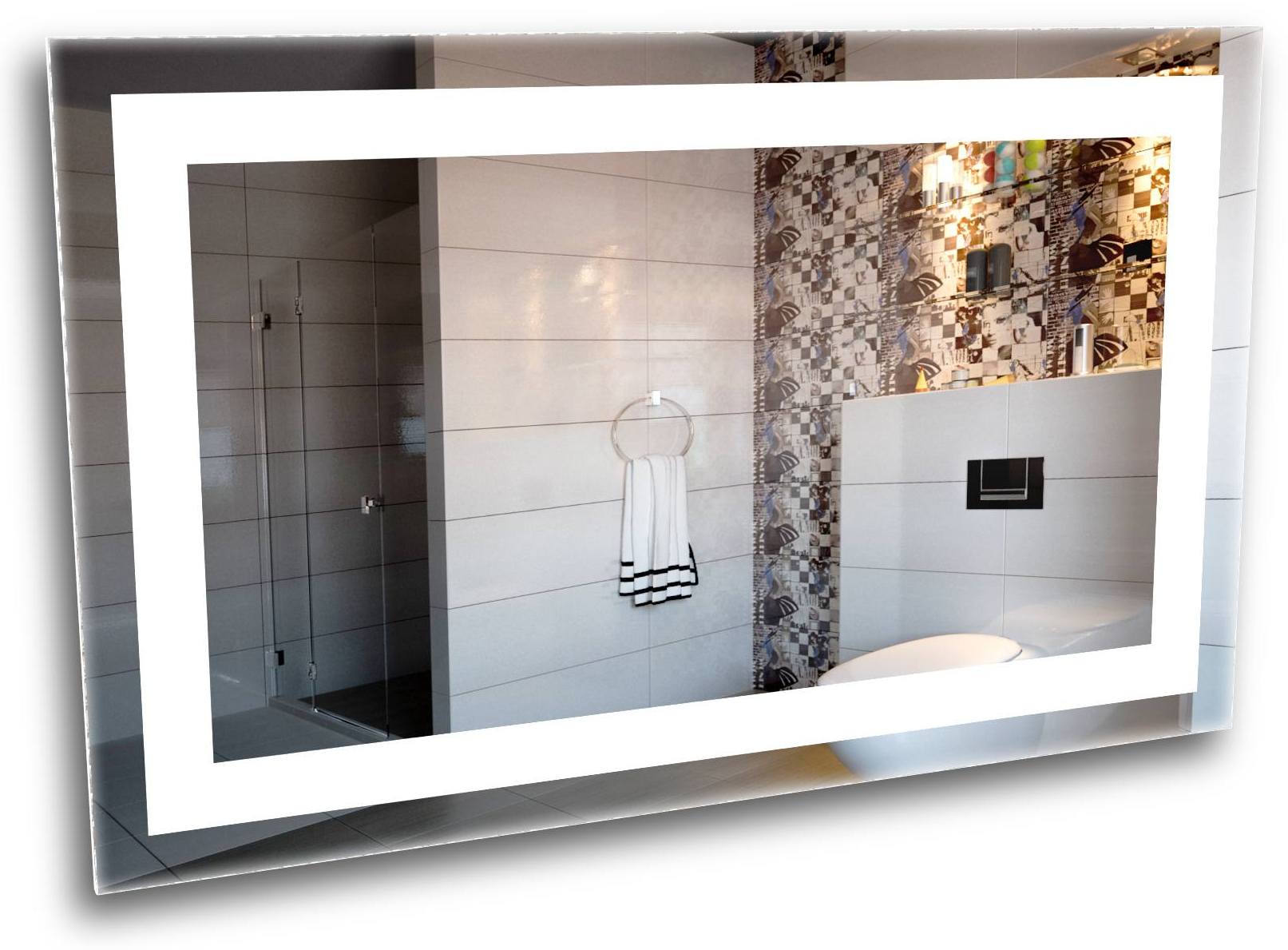 

Зеркало в ванную с LED-подсветкой StudioGlass 6-1 100х80 см
