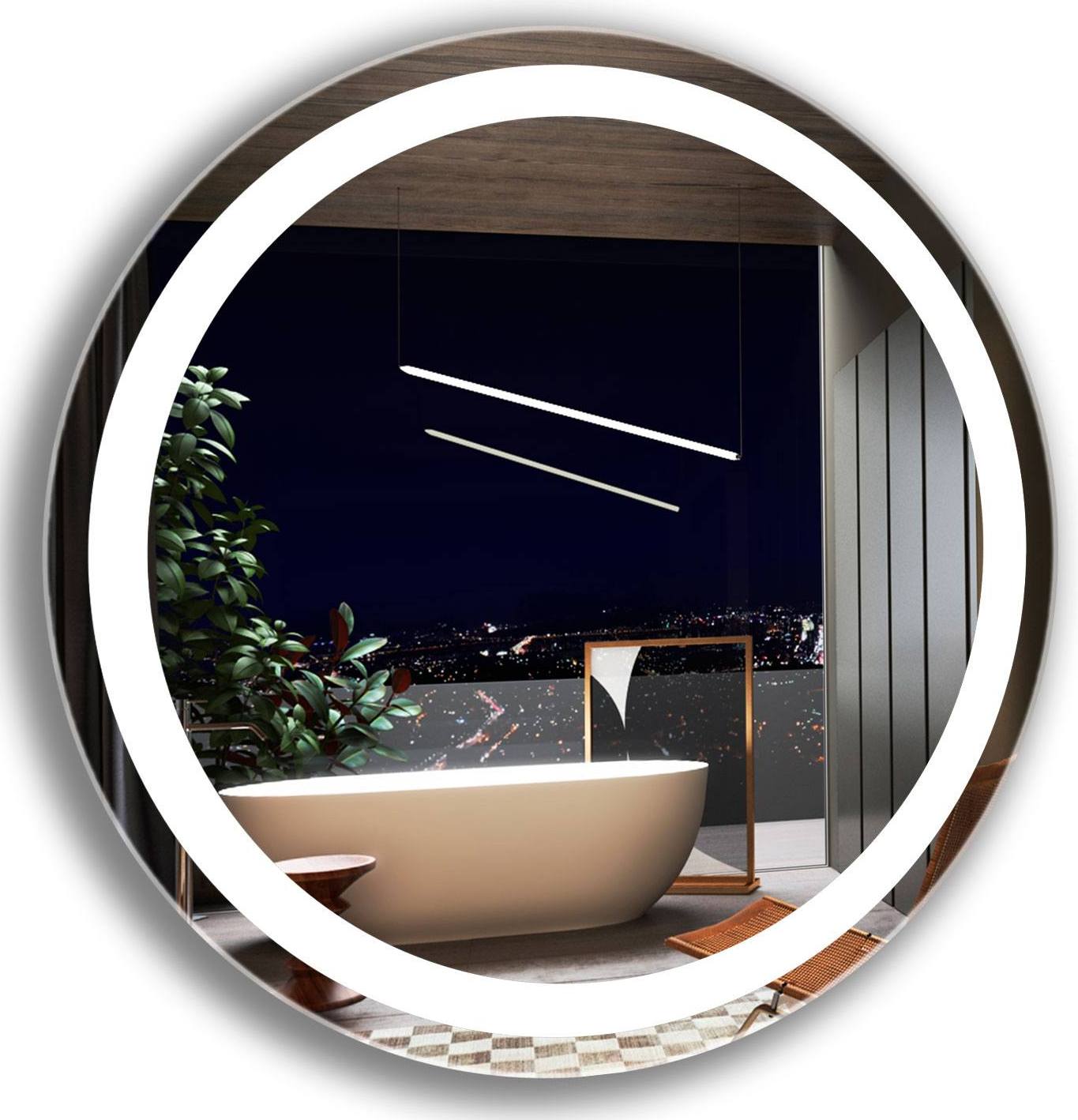 

Зеркало в ванную с LED-подсветкой StudioGlass 6-37 70х70 см