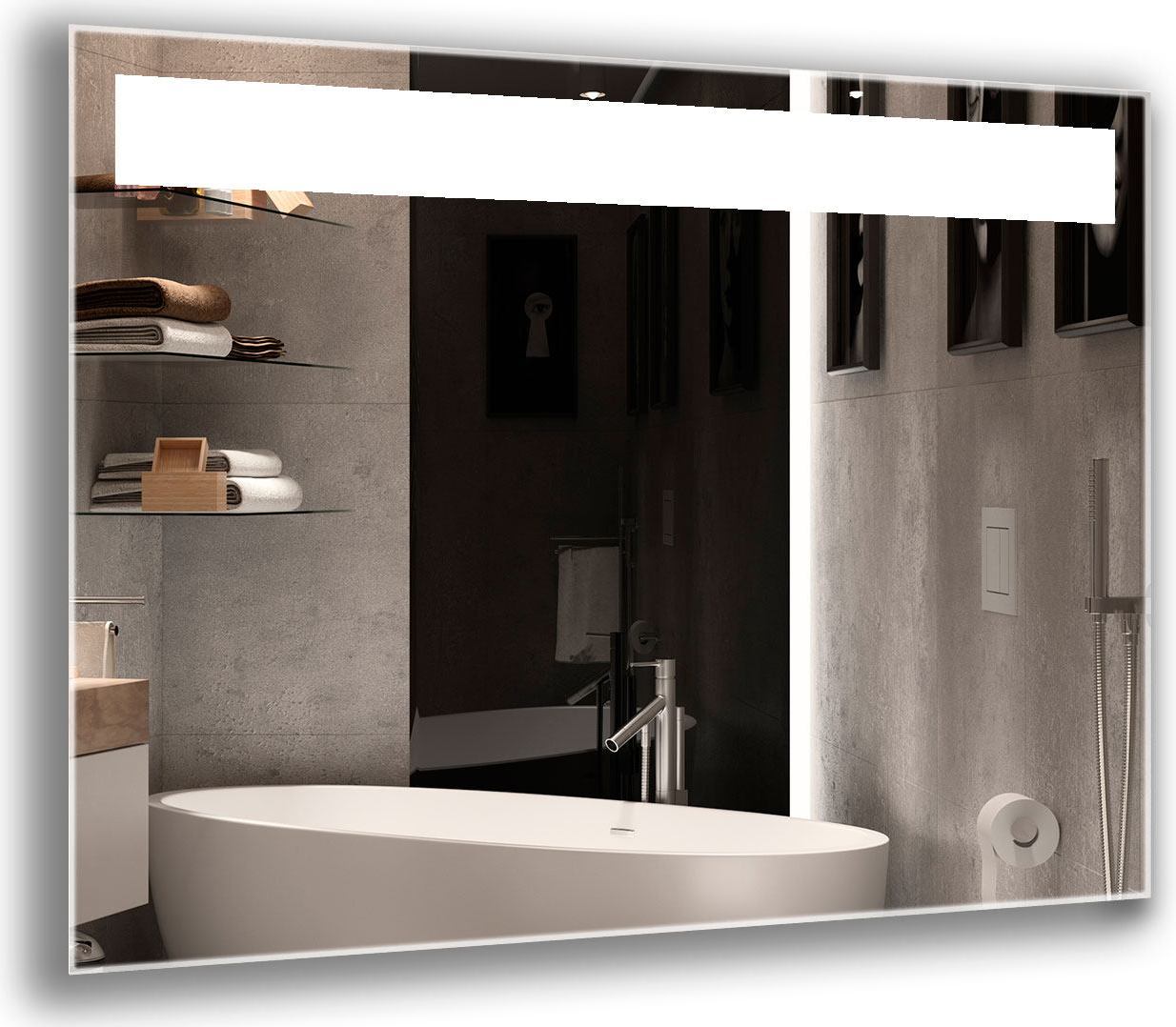 

Зеркало в ванную с LED-подсветкой StudioGlass 6-36 80x50 см