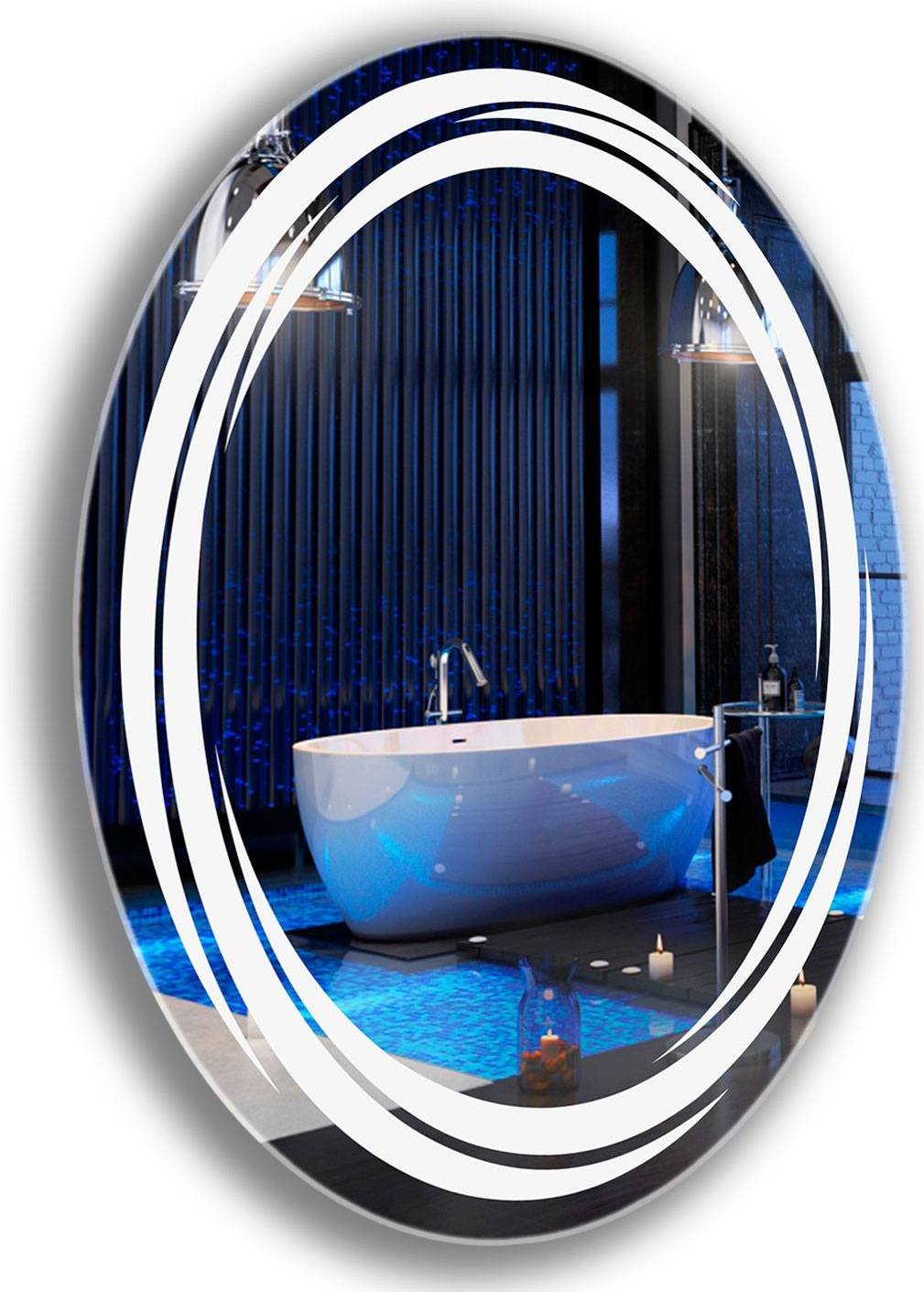 

Зеркало в ванную с LED-подсветкой StudioGlass 6-42 90x90 см