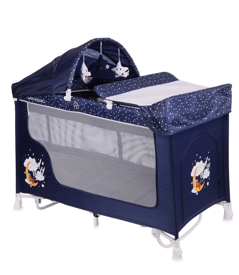 

Манеж Bertoni SAN REMO ROCKER 2L BLUE GOOD NIGHT BEAR