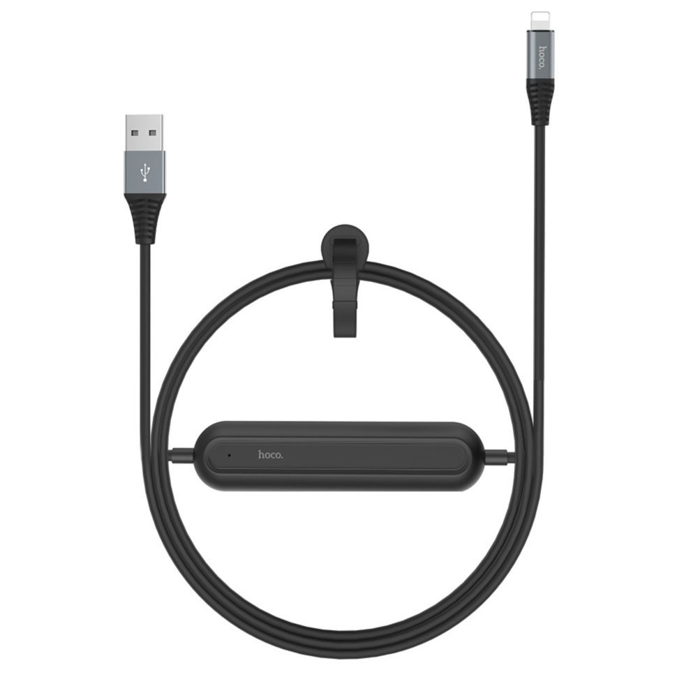 

Кабель Hoco U22 USB Lightning U Bei Power Bank 2000mAh 1.2m Black
