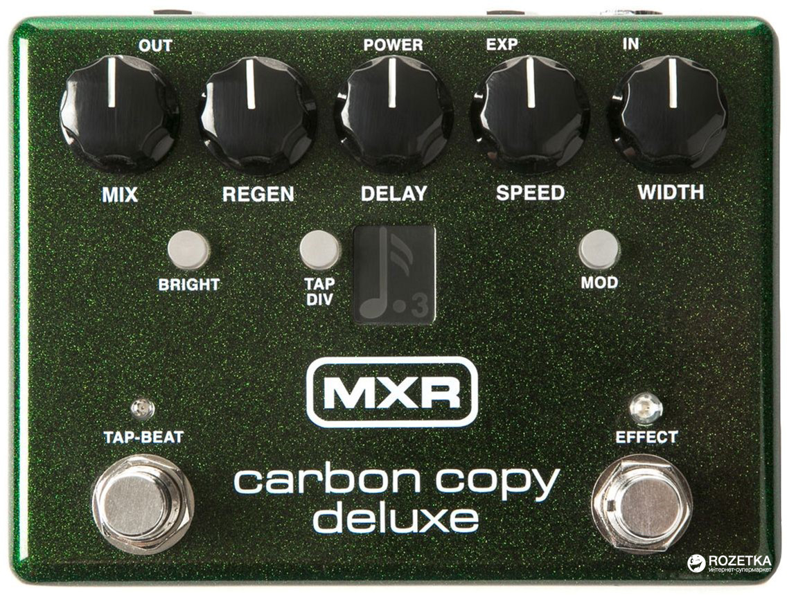 

Педаль эффектов Dunlop M292 MXR Carbon Copy Deluxe Analog Delay