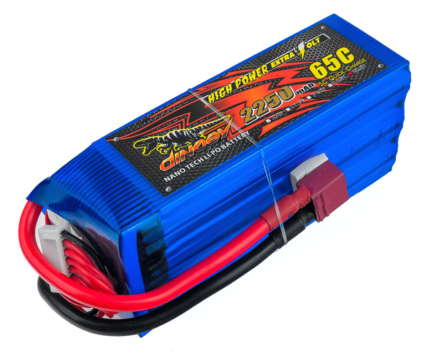 

Аккумулятор Dinogy Li-Po 2250mAh 22.2V 6S 65C T-Plug