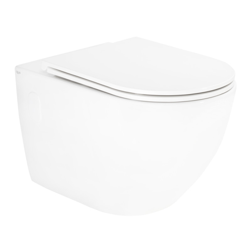 

Унитаз подвесной Qtap Robin безободковый с сидением Slim Soft-close QT13332141ERW
